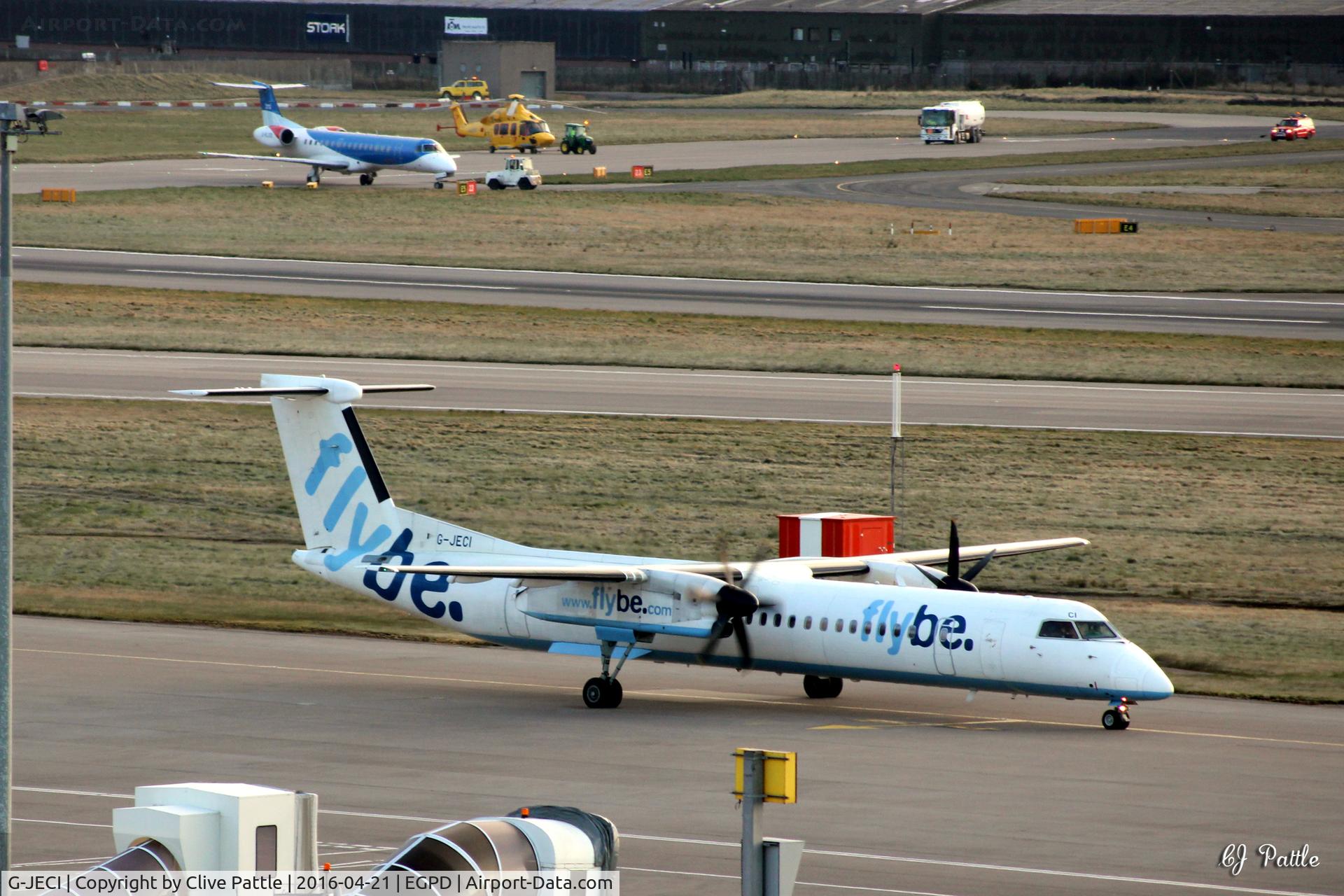 G-JECI, 2005 De Havilland Canada DHC-8-402Q Dash 8 C/N 4105, at Aberdeen EGPD/ABZ