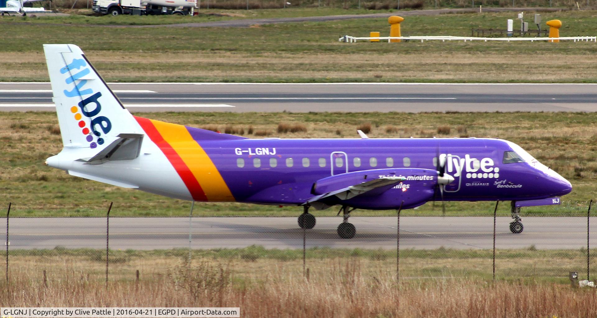 G-LGNJ, 1989 Saab 340B C/N 340B-173, at Aberdeen EGPD/ABZ