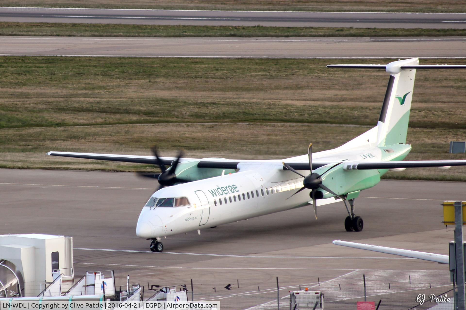LN-WDL, 2011 De Havilland Canada DHC-8-402Q Dash 8 C/N 4392, at Aberdeen EGPD/ABZ