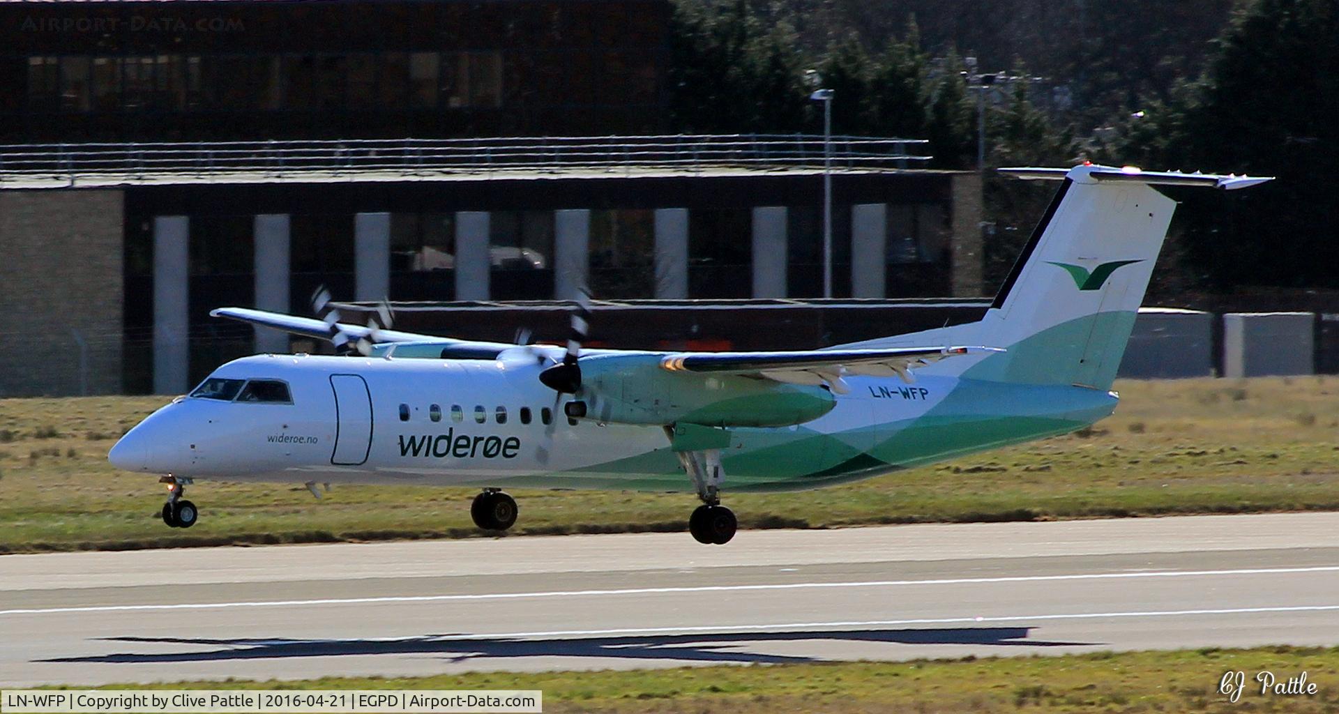 LN-WFP, 1998 De Havilland Canada DHC-8-311Q Dash 8 C/N 495, at Aberdeen EGPD/ABZ