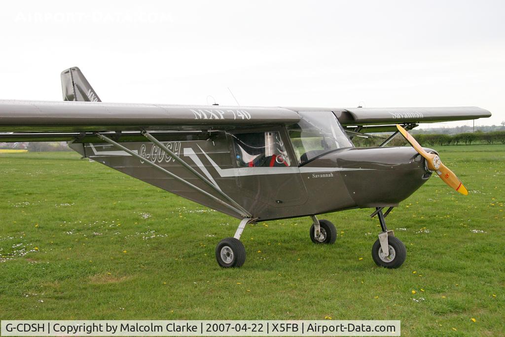 G-CDSH, 2005 ICP MXP-740 Savannah Jabiru(5) C/N BMAA/HB/463, ICP MXP-740 Savannah Jabiru(5) at Fishburn Airfield, April 2007.