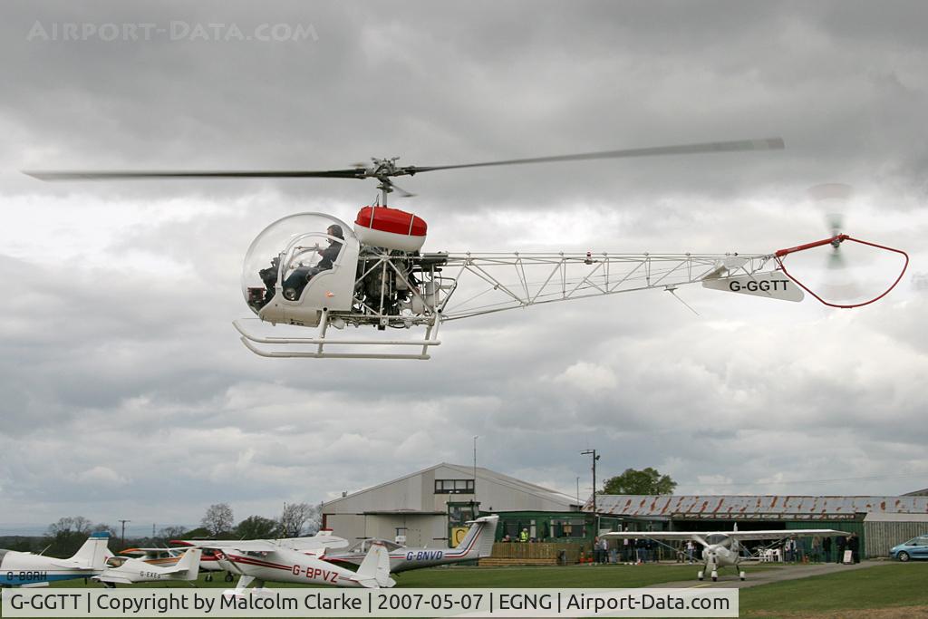 G-GGTT, 1970 Agusta AB-47G-4A C/N 2538, Agusta Bell 47G-4A. At Bagby Airfield's May Fly-In, May 7th 2007.