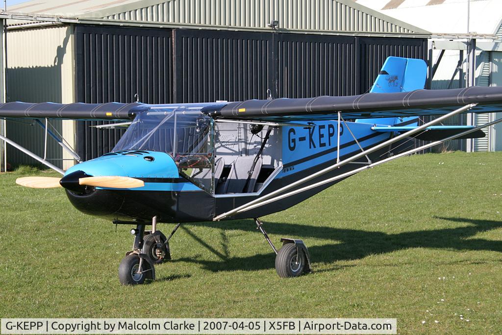 G-KEPP, 2004 Rans S-6ES Coyote II C/N PFA 204-14308, Rans S-6ES Coyote II, Fishburn Airfield, April 2007.