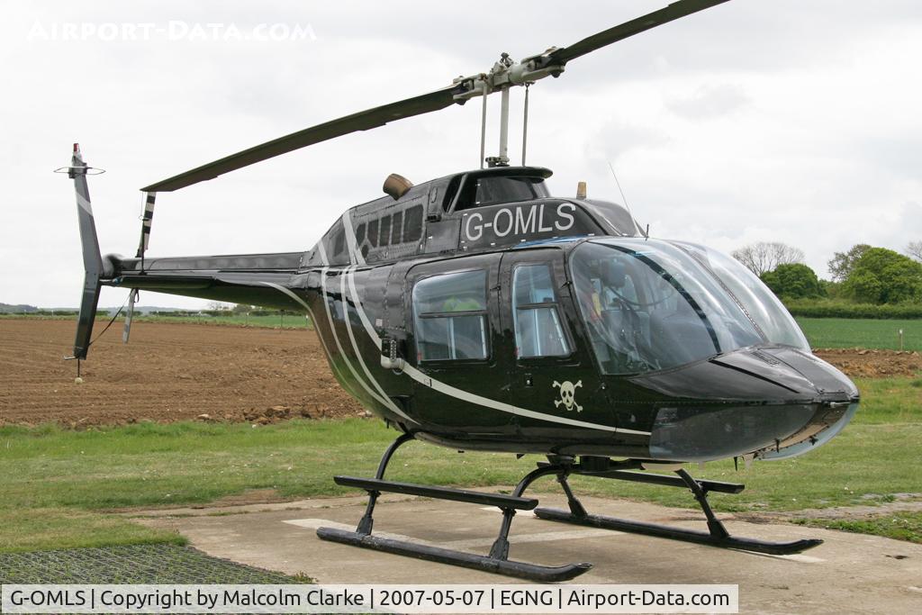 G-OMLS, 1976 Bell 206B JetRanger II C/N 1957, Bell 206B JetRanger II, May Fly-In, Bagby Airfield, 2007.
