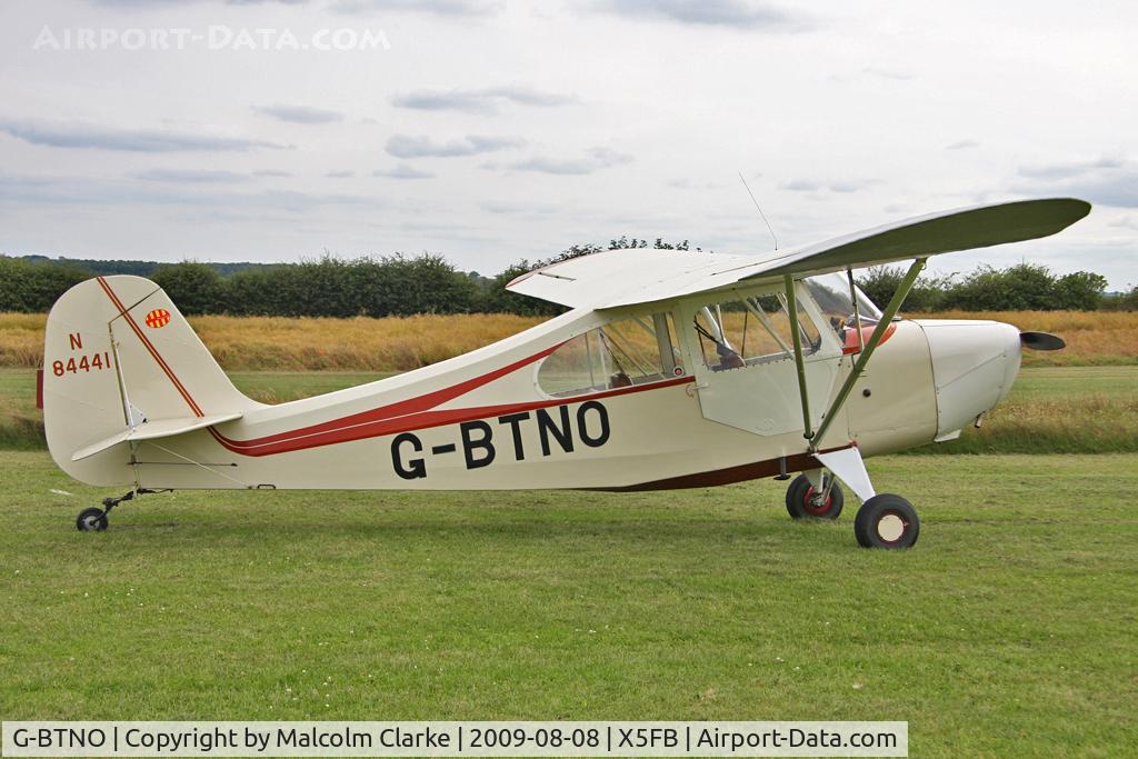 G-BTNO, 1946 Aeronca 7AC Champion C/N 7AC-3132, Aeronca 7AC, Fishburn Airfield, August 2009.