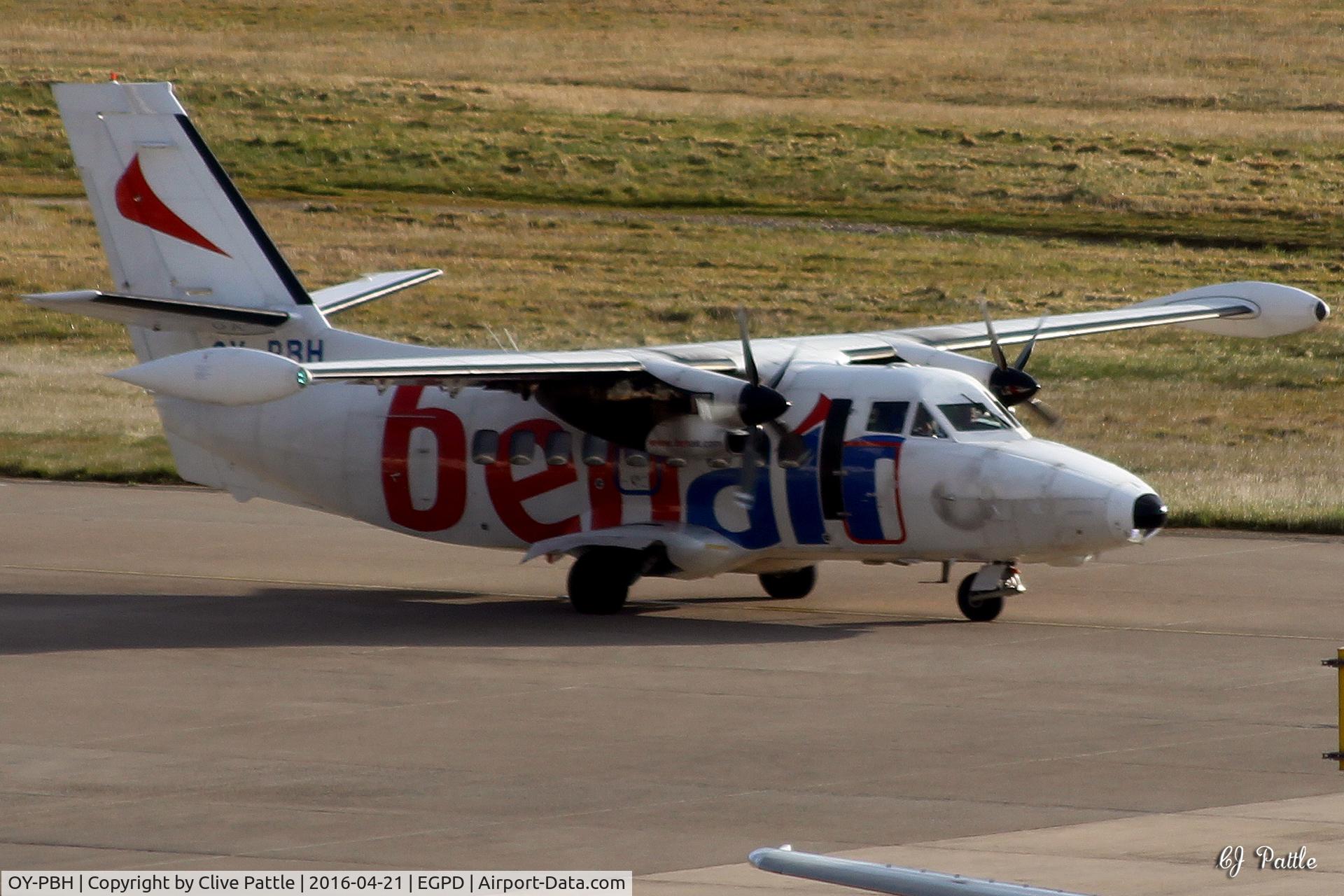 OY-PBH, 1999 Let L-410UVP-E20 Turbolet C/N 992736, at Aberdeen EGPD