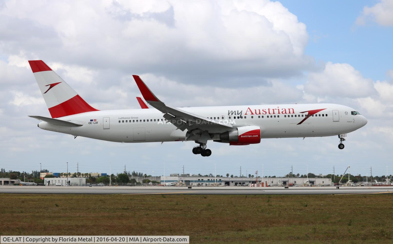 OE-LAT, 1991 Boeing 767-31A C/N 25273, My Austrian 767-300