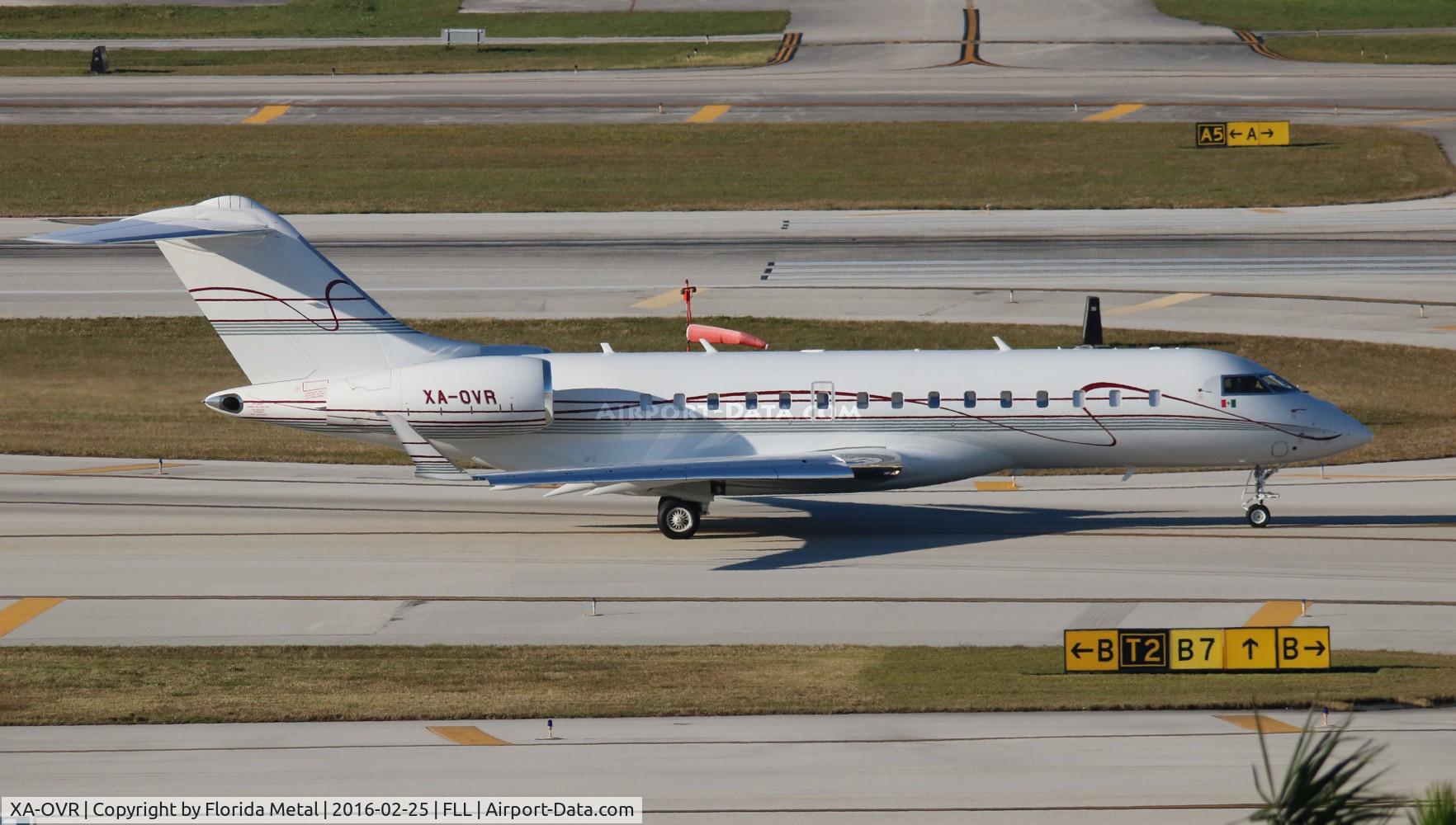 XA-OVR, 2002 Bombardier BD-700-1A10 Global Express C/N 9119, Global Express
