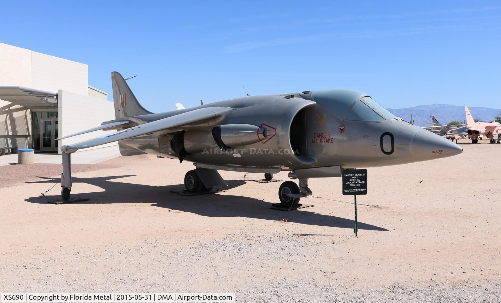 XS690, 1964 Hawker Siddeley XV-6A Kestrel C/N Not found XS690/64-18264, XV-6A