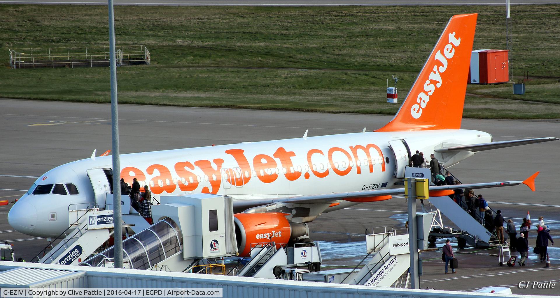 G-EZIV, 2005 Airbus A319-111 C/N 2565, At Aberdeen EGPD