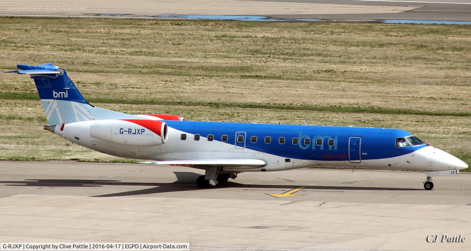 G-RJXP, 2001 Embraer ERJ-135ER (EMB-135ER) C/N 145431, At Aberdeen EGPD