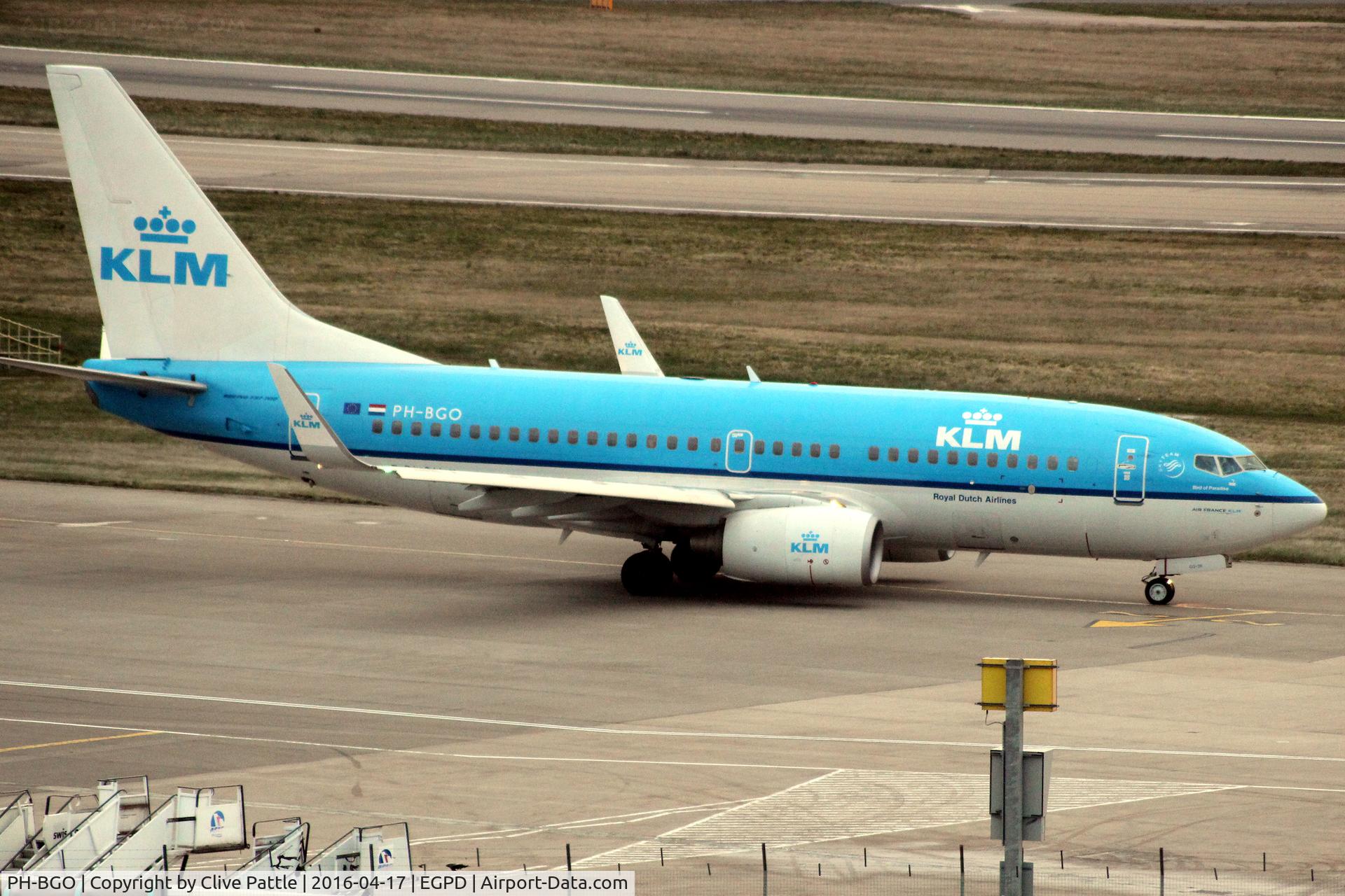 PH-BGO, 2011 Boeing 737-7K2 C/N 38126, At Aberdeen EGPD