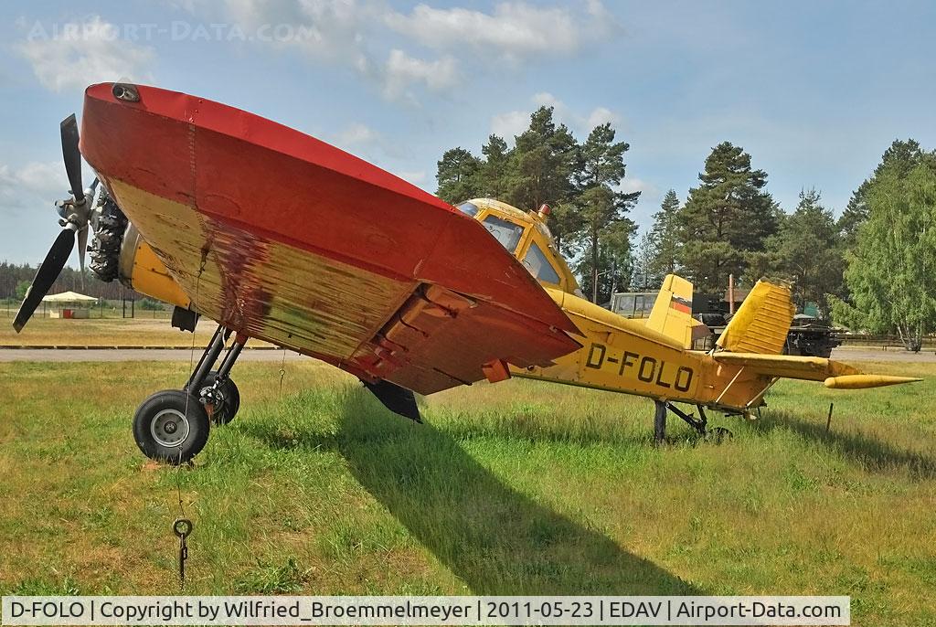 D-FOLO, PZL-Mielec M-18A Dromader C/N 1Z019-23, Displayed at Finow