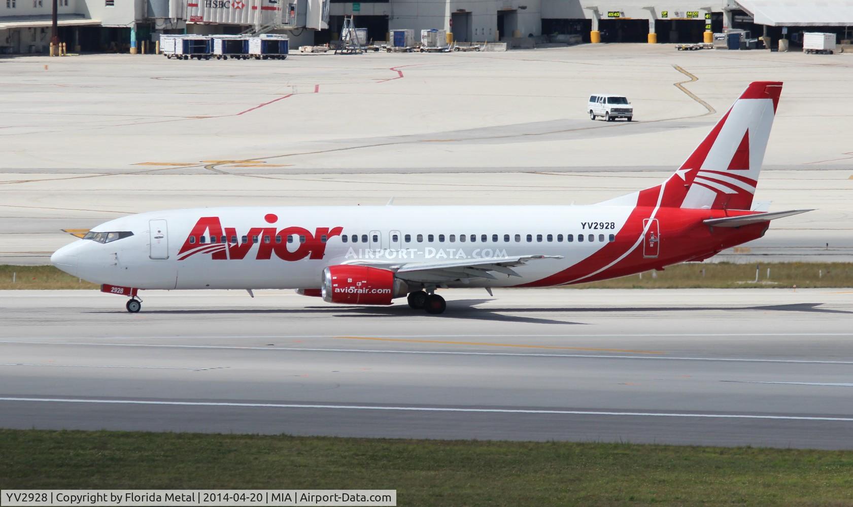 YV2928, 1989 Boeing 737-401 C/N 23885, Avior