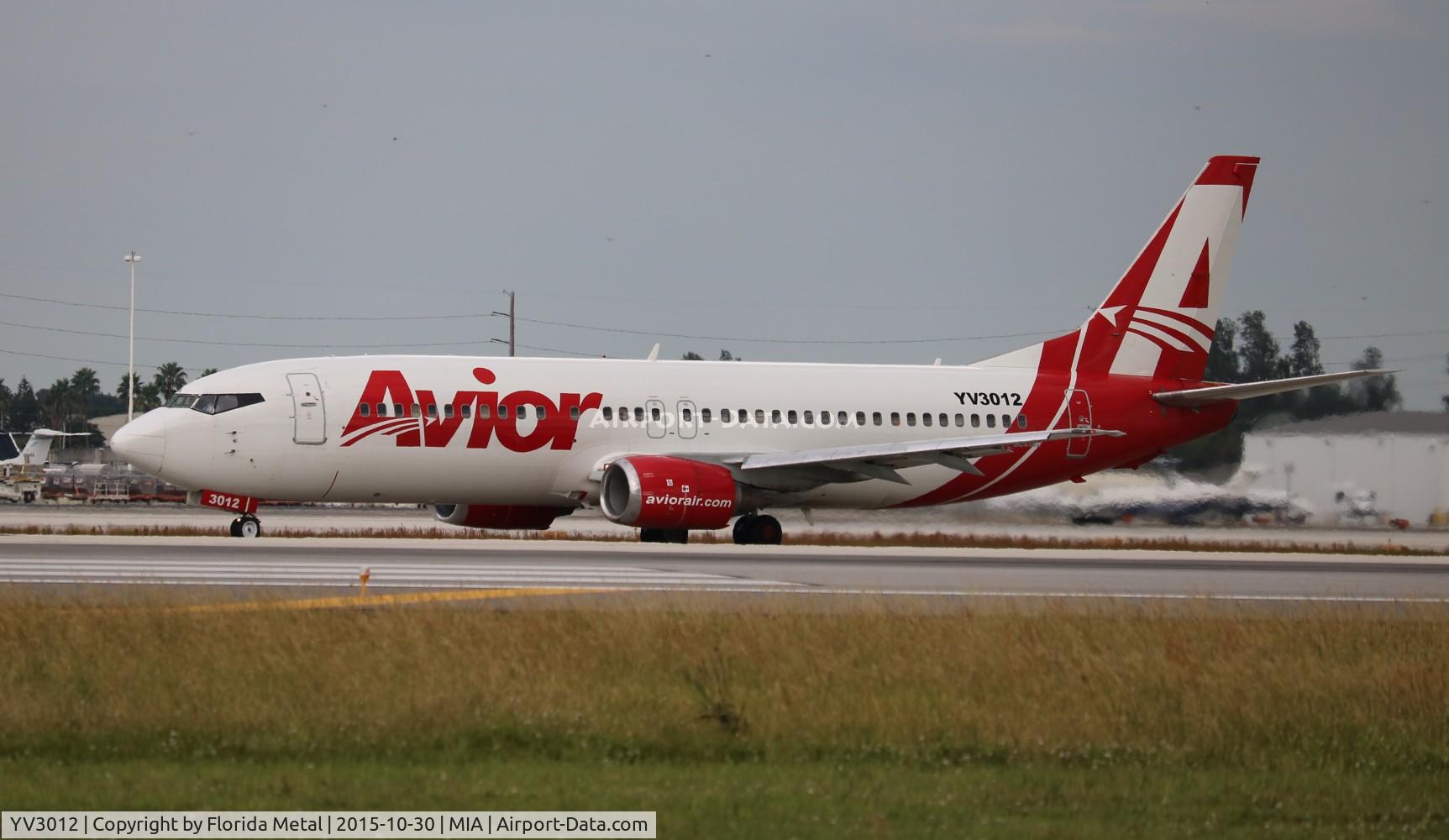 YV3012, 1989 Boeing 737-401 C/N 23990, Avior