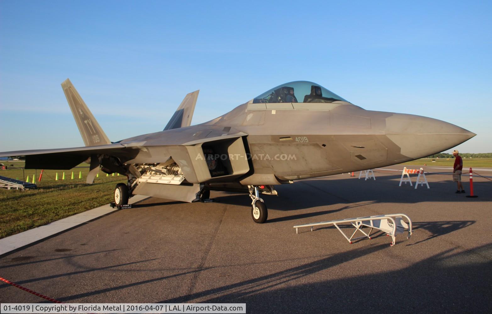 01-4019, 2001 Lockheed Martin F-22A Raptor C/N 645-4019, F-22A Raptor