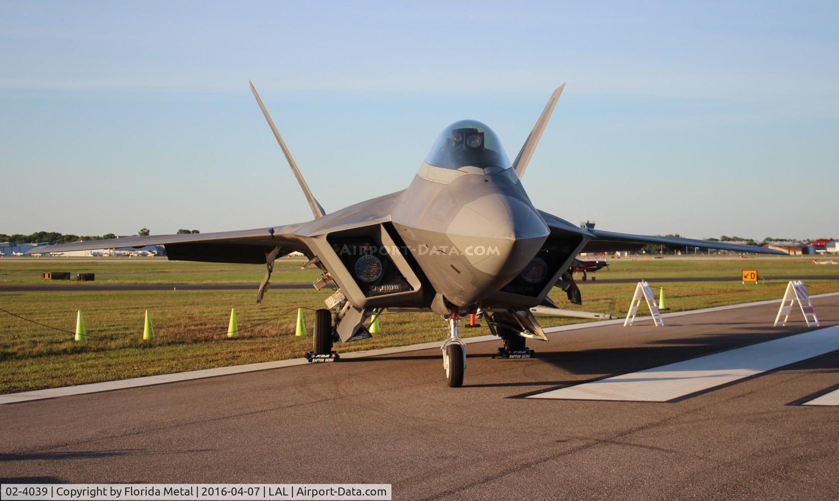 02-4039, 2002 Lockheed Martin F/A-22A Raptor C/N 4039, F-22A Raptor