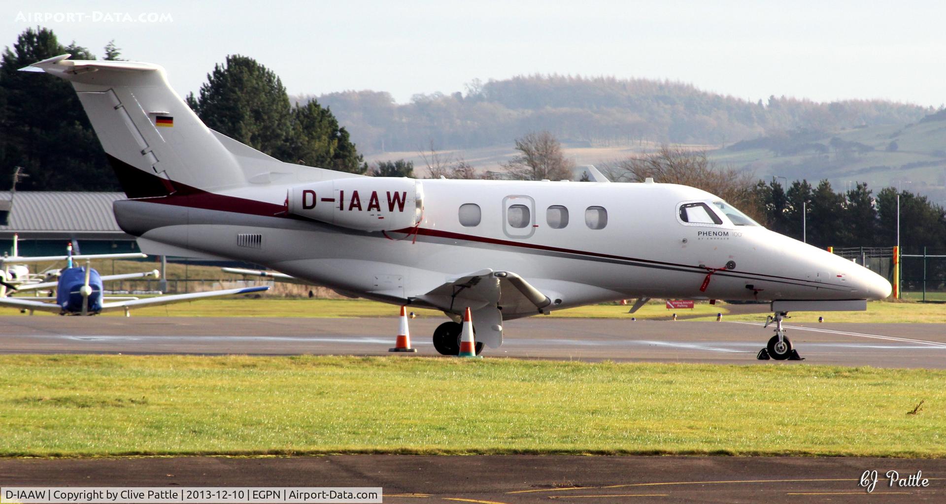 D-IAAW, 2011 Embraer EMB-500 Phenom 100 C/N 50000245, Visiting Dundee Riverside EGPN/DND