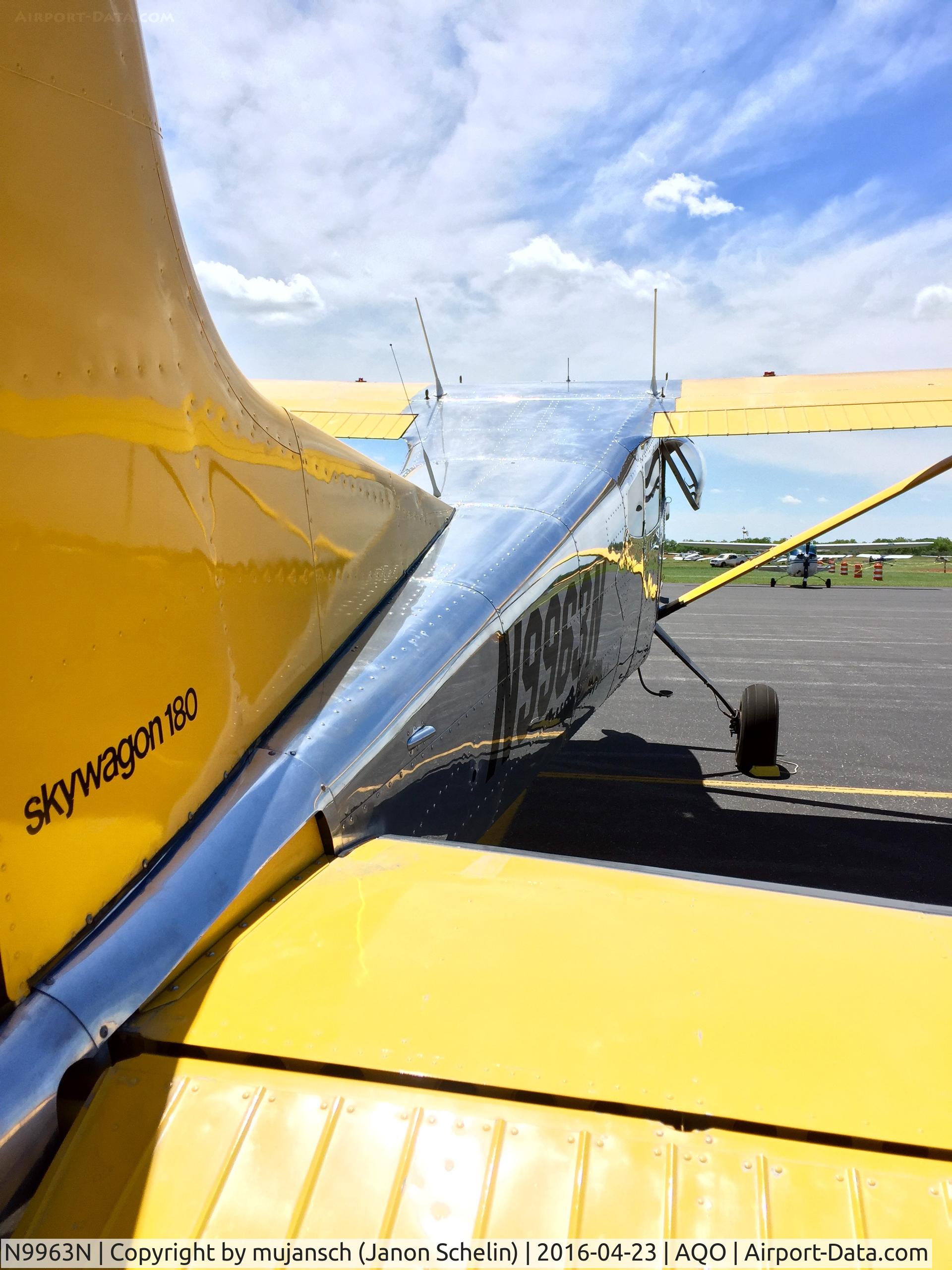 N9963N, 1975 Cessna 180J C/N 18052618, 3rd Annual STOL RoundupLLano TX.  Beautiful day! Photography by Janon Schelin