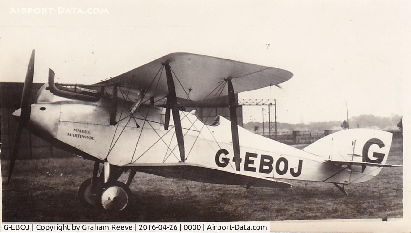 G-EBOJ, Martinsyde Nimbus C/N K1001, Recently discovered picture.