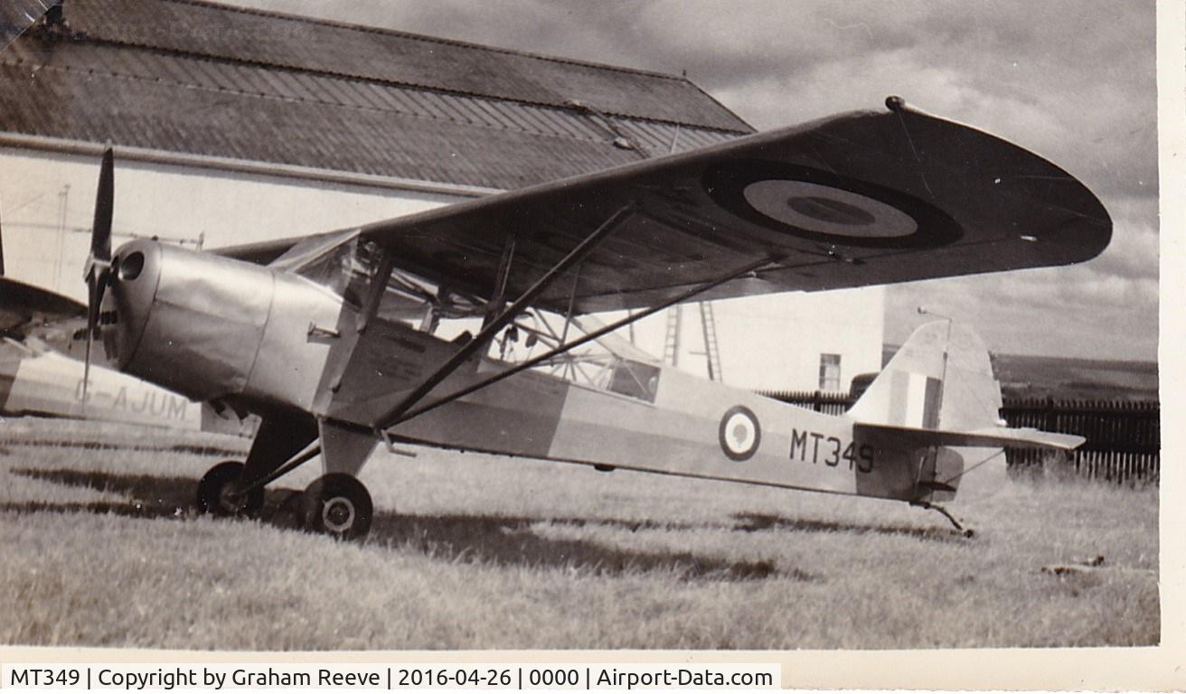MT349, 1945 Taylorcraft G Auster 4 C/N 986, Recently discovered picture.