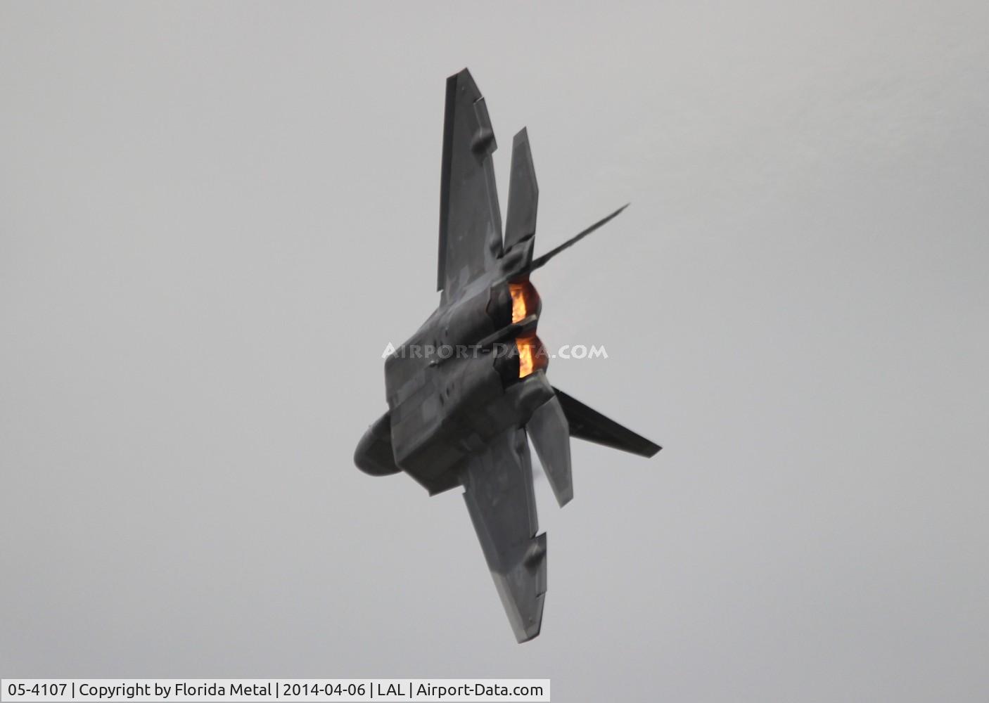 05-4107, 2005 Lockheed Martin F-22A Raptor C/N 645-4107, F-22A