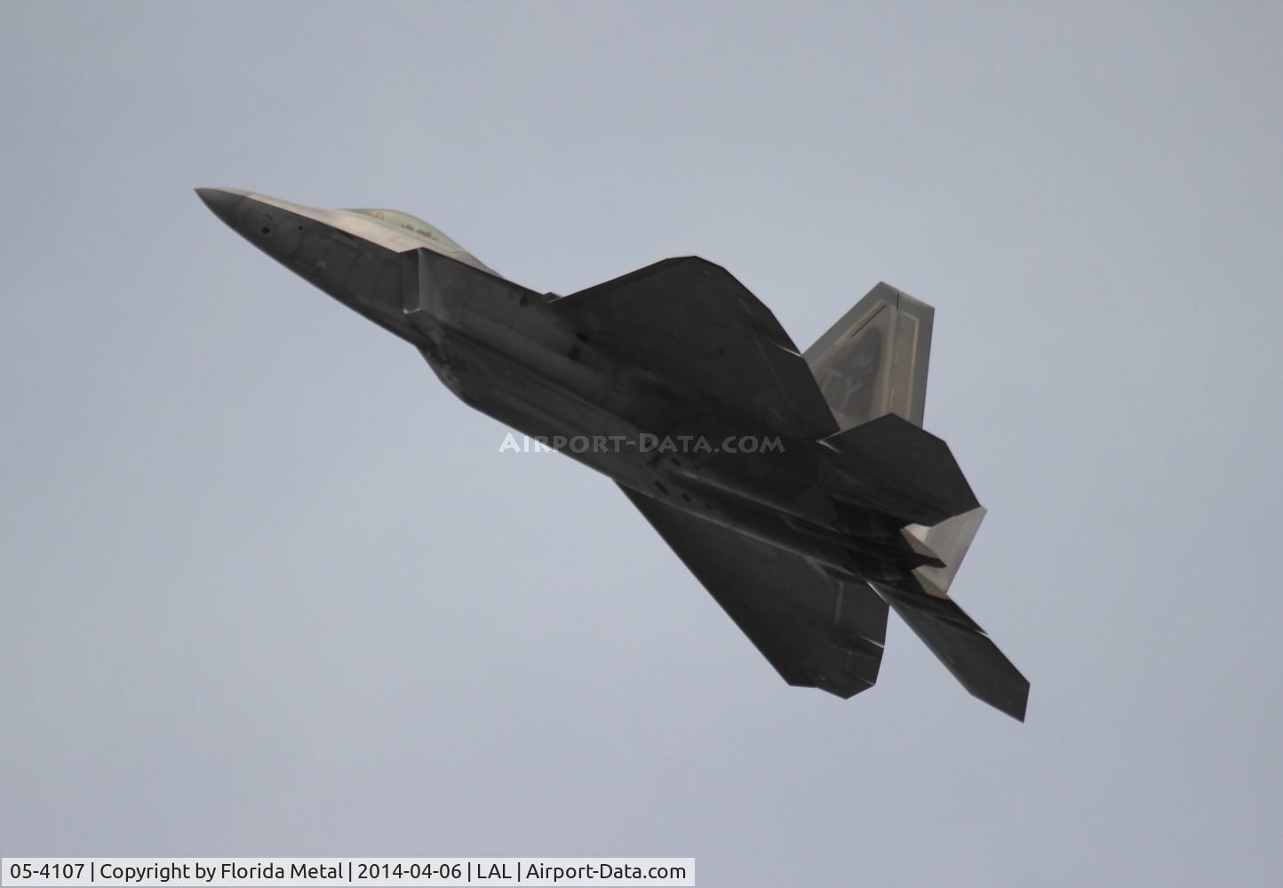 05-4107, 2005 Lockheed Martin F-22A Raptor C/N 645-4107, F-22A