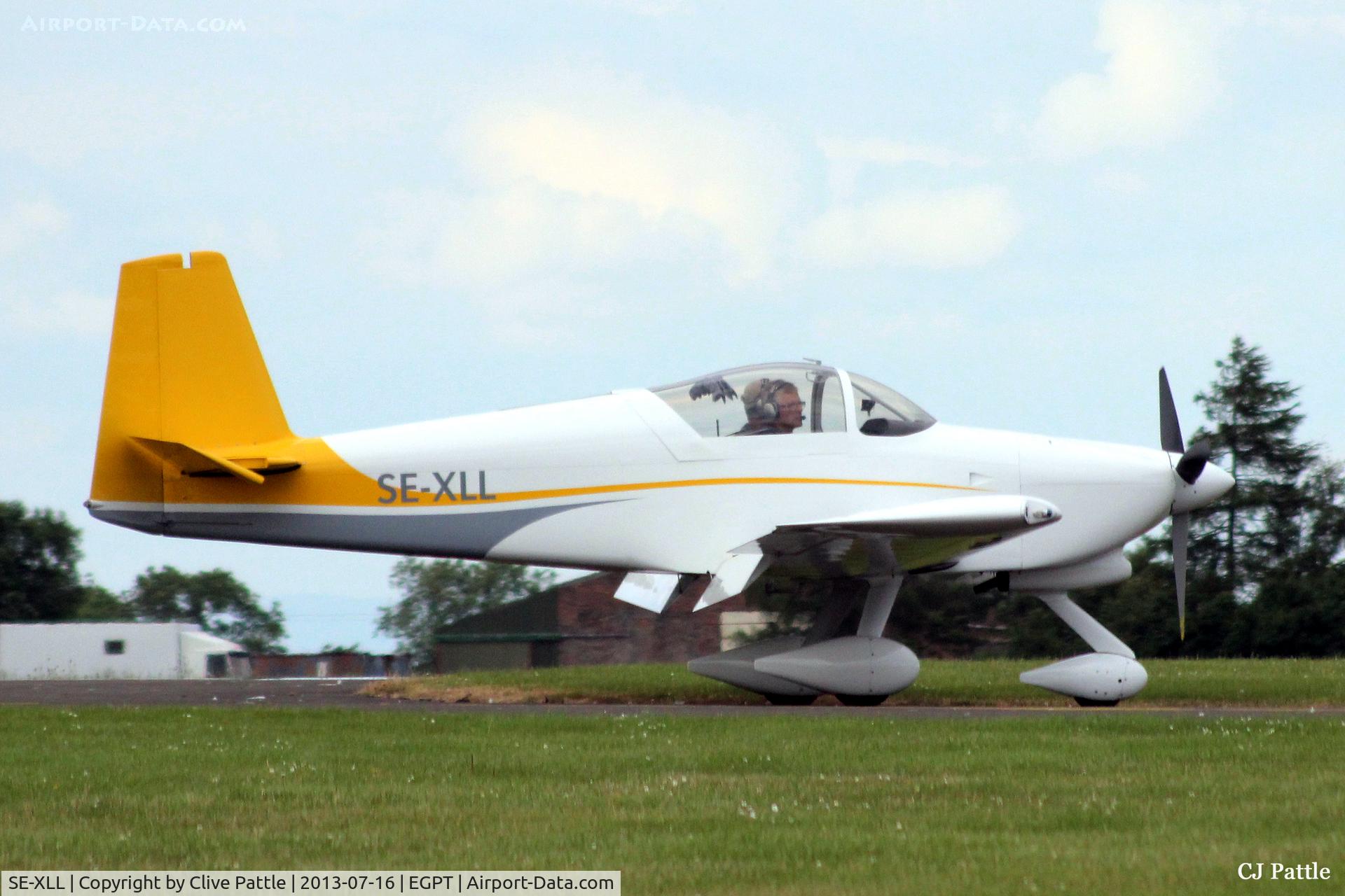 SE-XLL, 2007 Vans RV- 7A C/N 70341-1126, Visiting Perth EGPT