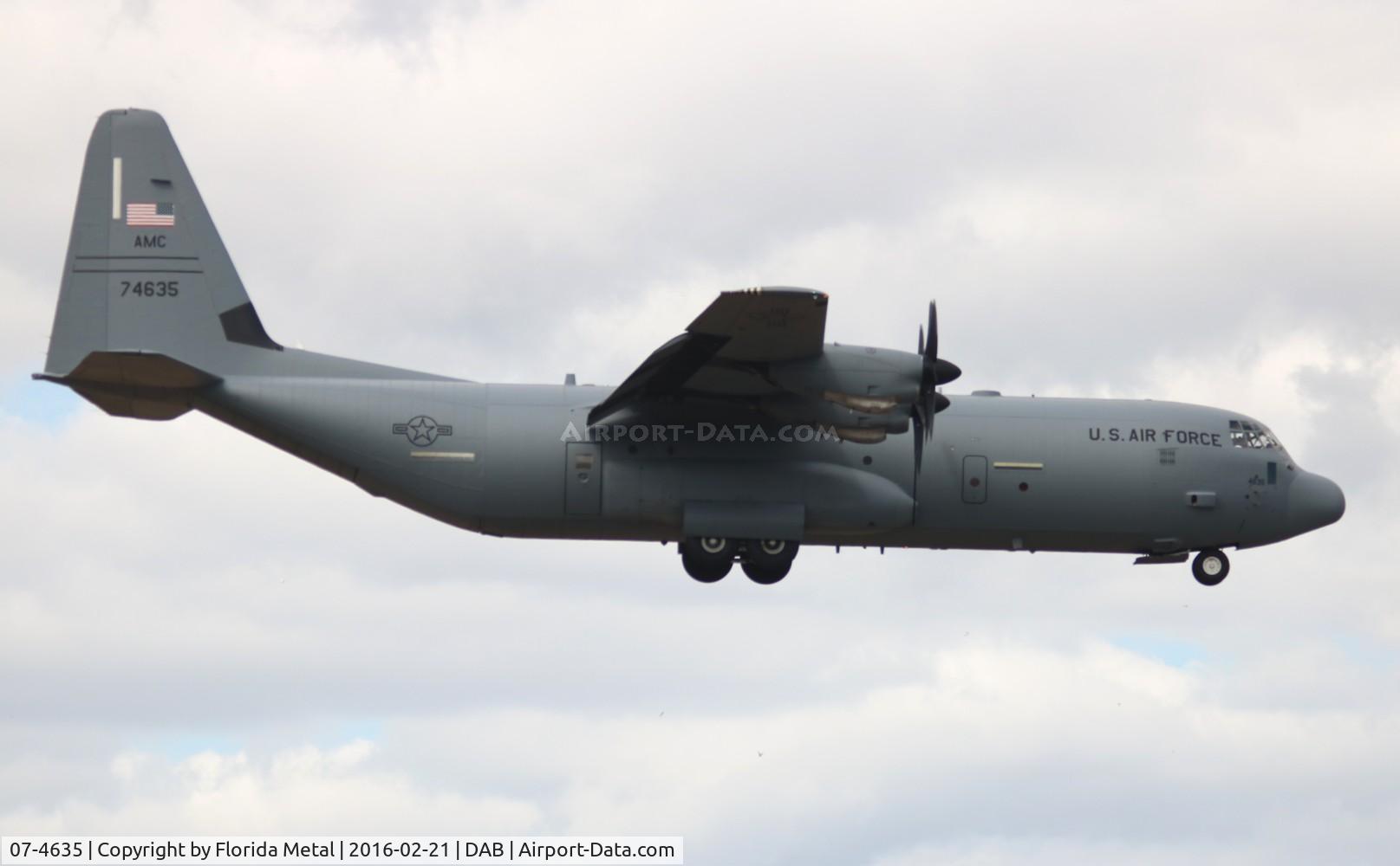 07-4635, 2007 Lockheed Martin C-130J-30 Super Hercules C/N 382-5595, C-130J-30