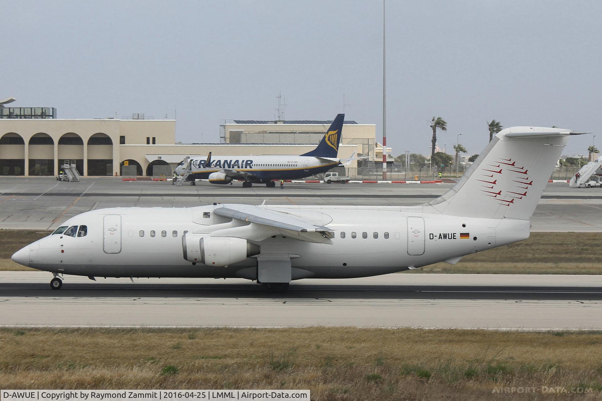 D-AWUE, 1986 British Aerospace BAe.146-200 C/N E2050, Bae146 D-AWUE WDL Aviation