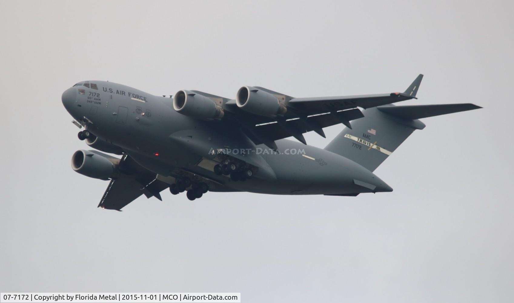 07-7172, 2007 Boeing C-17A Globemaster III C/N 50189/F188/P172, C-17A