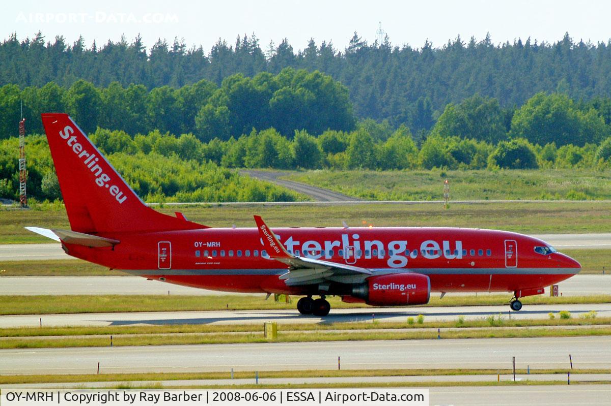 OY-MRH, 2000 Boeing 737-7L9 C/N 28013, Boeing 737-7L9 [28013] (Sterling Airways) Arlanda~SE 06/06/2008