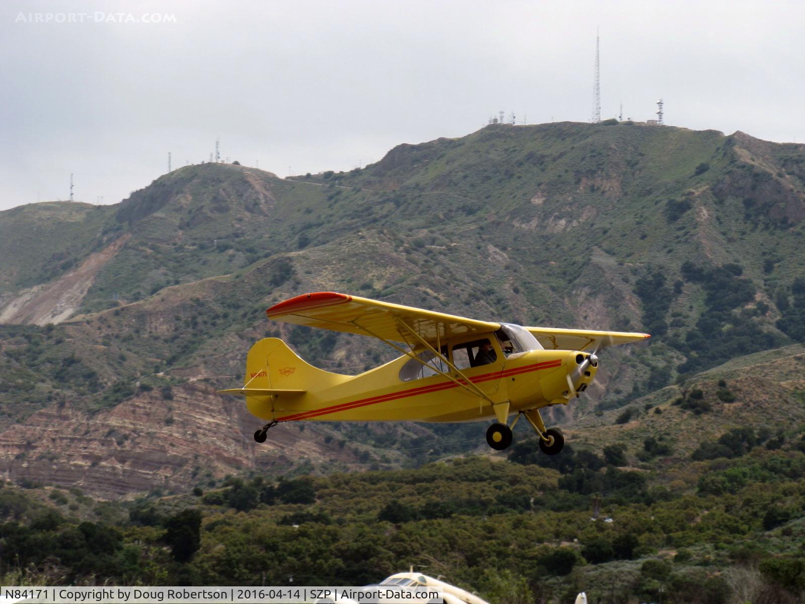 N84171, 1946 Aeronca 7AC Champion C/N 7AC-2859, 1946 Aeronca 7AC CHAMPION, Continental A&C65 65 Hp, touch & go Rwy 22