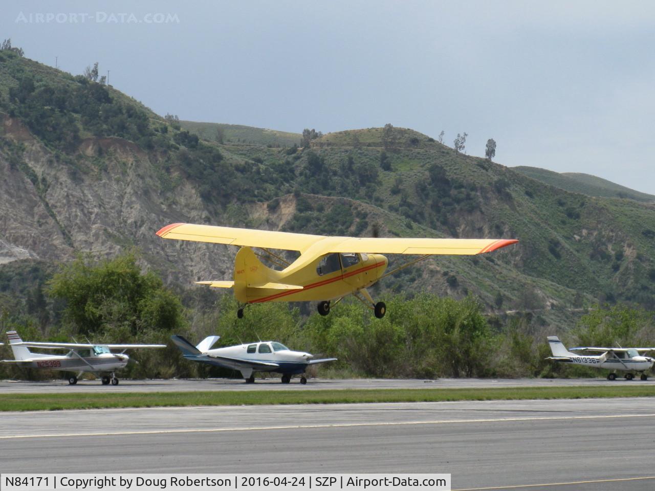 N84171, 1946 Aeronca 7AC Champion C/N 7AC-2859, 1946 Aeronca 7AC CHAMPION, Continental A&C65 65 Hp, touch & go takeoff climb