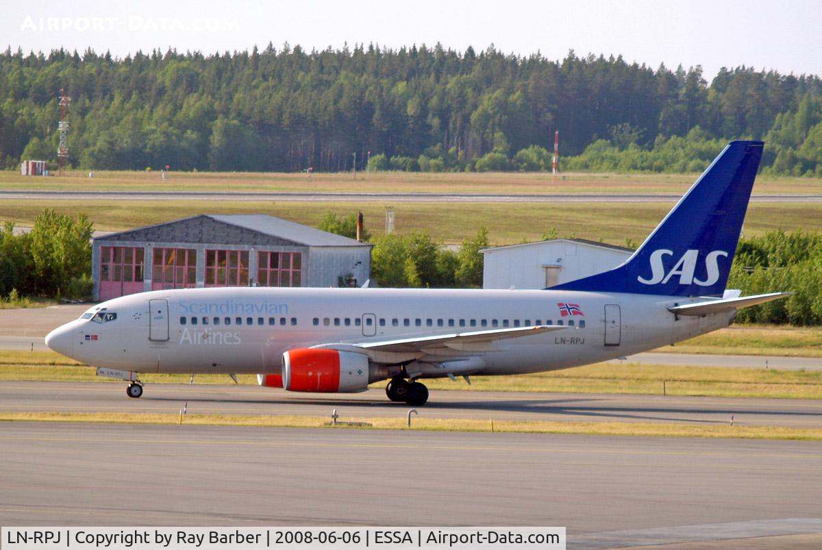 LN-RPJ, 2000 Boeing 737-783 C/N 30192, Boeing 737-783 [30192] (SAS Scandinavian Airlines) Stockholm-Arlanda~SE 06/06/2008