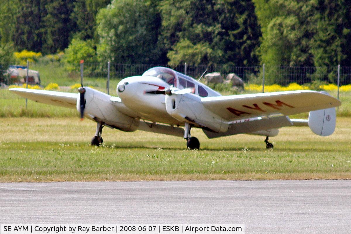 SE-AYM, 1947 Miles M65 Gemini C/N 6296-707, Miles M.65 Gemini 1A[6296] Stockholm-Barkarby~SE 07/06/2008