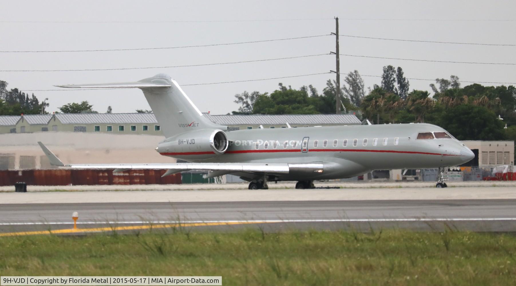 9H-VJD, 2011 Bombardier BD-700-1A10 Global 6000 C/N 9472, Vista Jet Global 6000