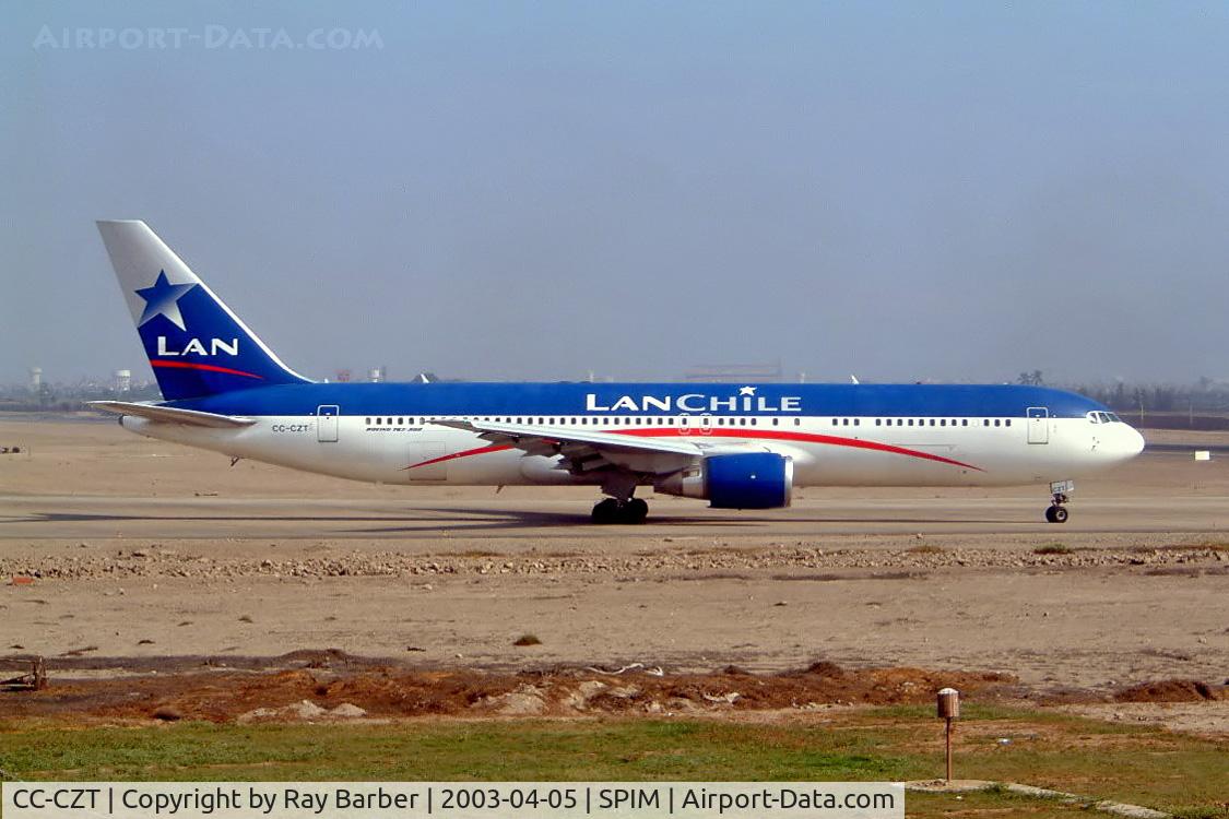 CC-CZT, 1998 Boeing 767-316/ER C/N 29228, Boeing 767-316ER [29228] (LAN Chile) Lima-Jorge Chavez Int'l~OB 05/04/2003