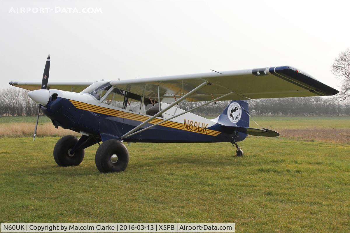 N60UK, 2008 Aviat A-1C-180 Husky C/N 3006, Aviat A-1C-180, Fishburn Airfield, March 2016.