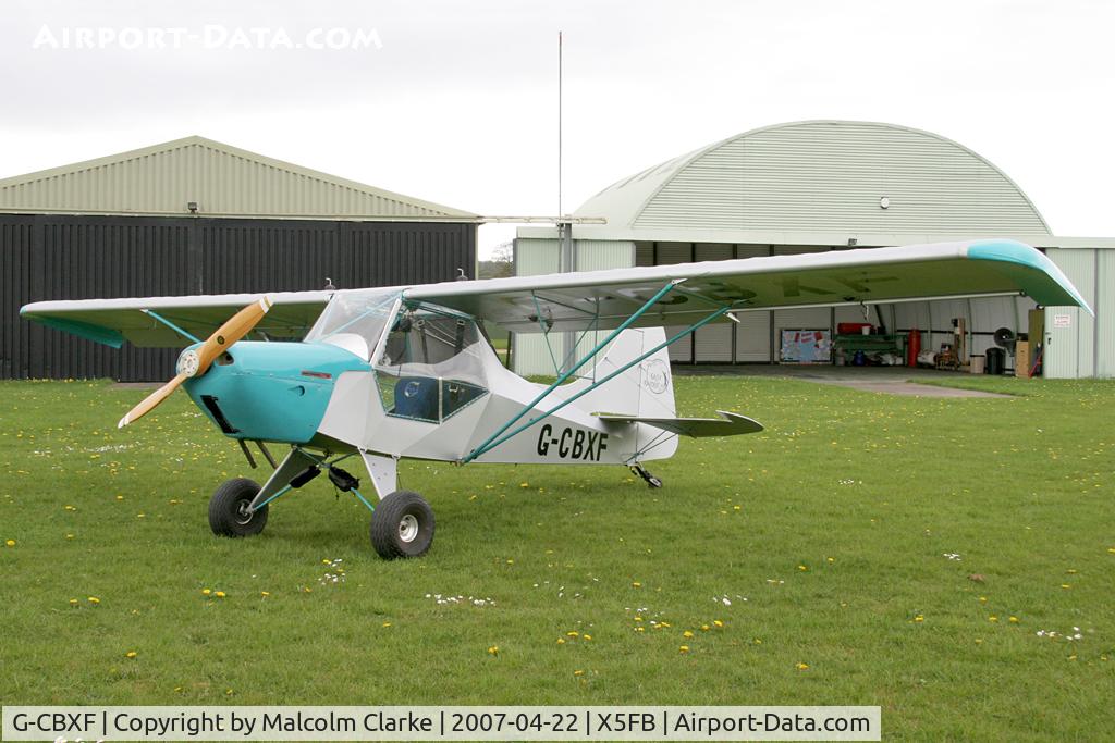 G-CBXF, 2002 Easy Raider J2.2(2) C/N BMAA/HB/196, Easy Raider J2.2(2) at Fishburn Airfield, April 2007.