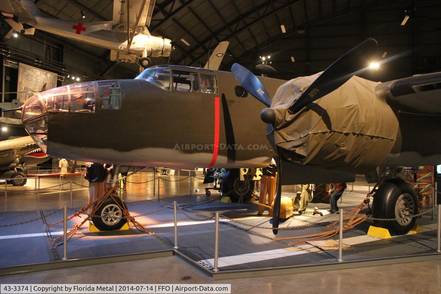 43-3374, 1943 North American B-25D Mitchell C/N 100-20700, B-25D