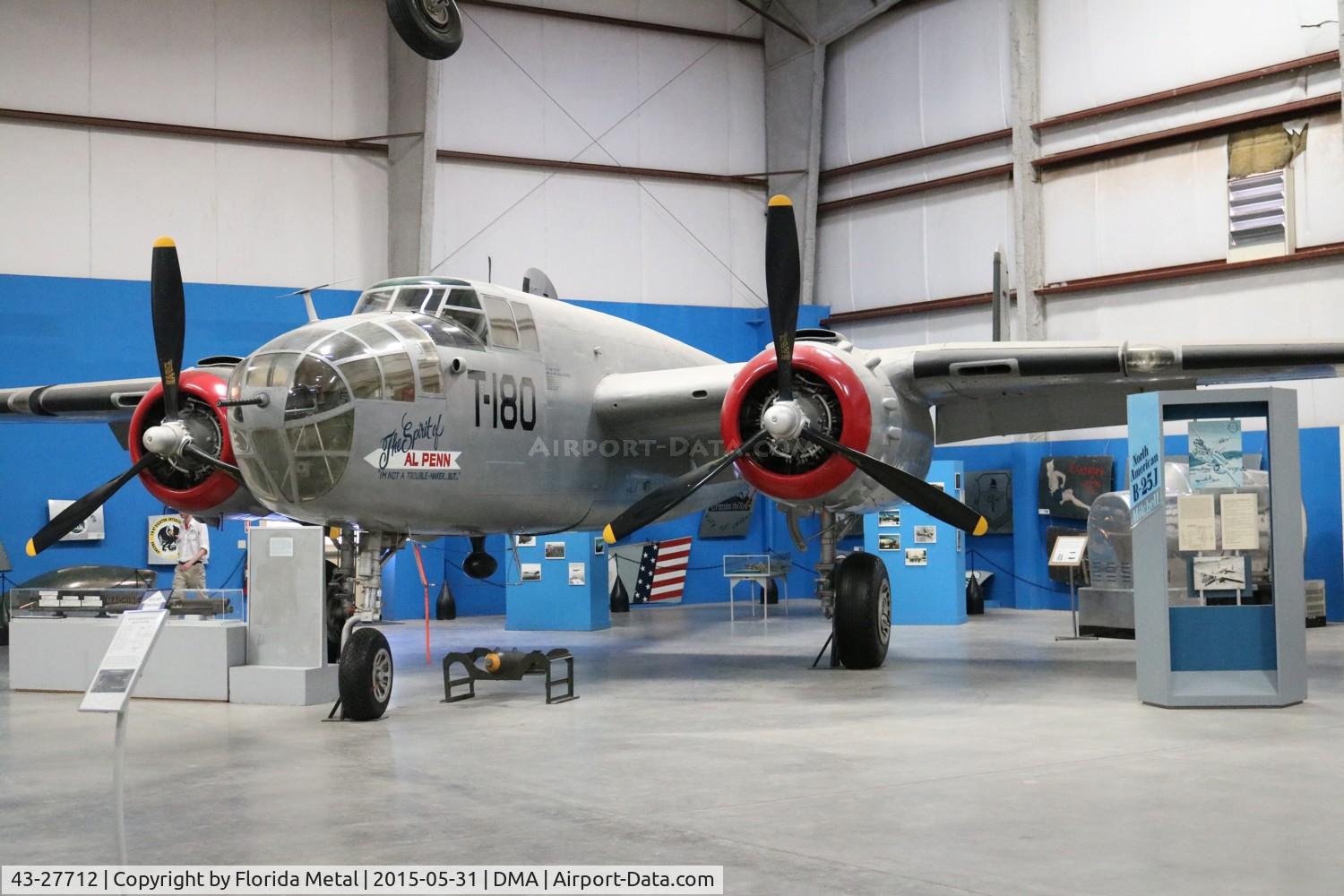 43-27712, North American TB-25N Mitchell C/N 108-34725, TB-25N Mitchell