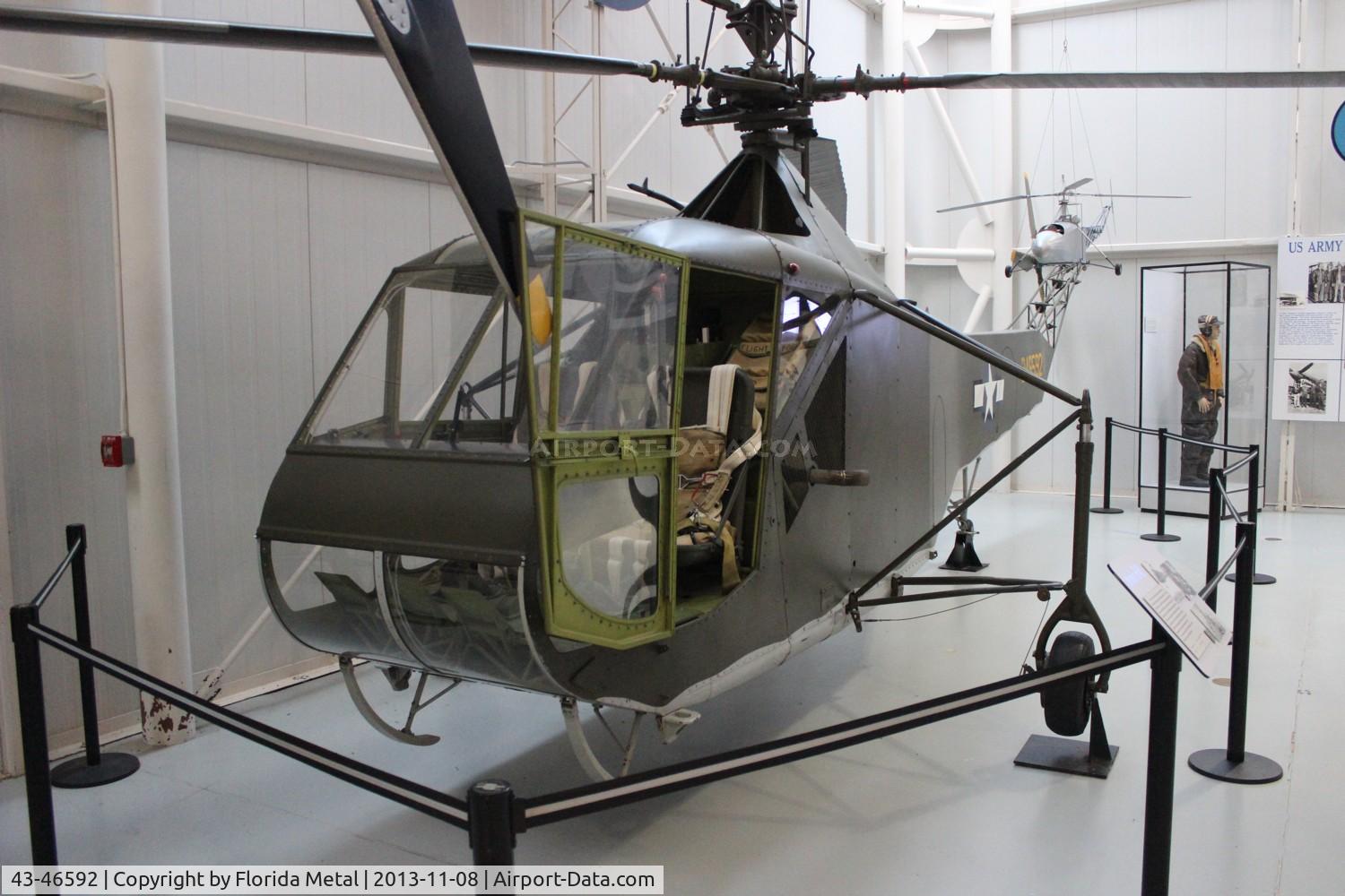 43-46592, 1943 Sikorsky R-4B Hoverfly C/N 136, R-4B Hoverfly at Army Aviation Museum