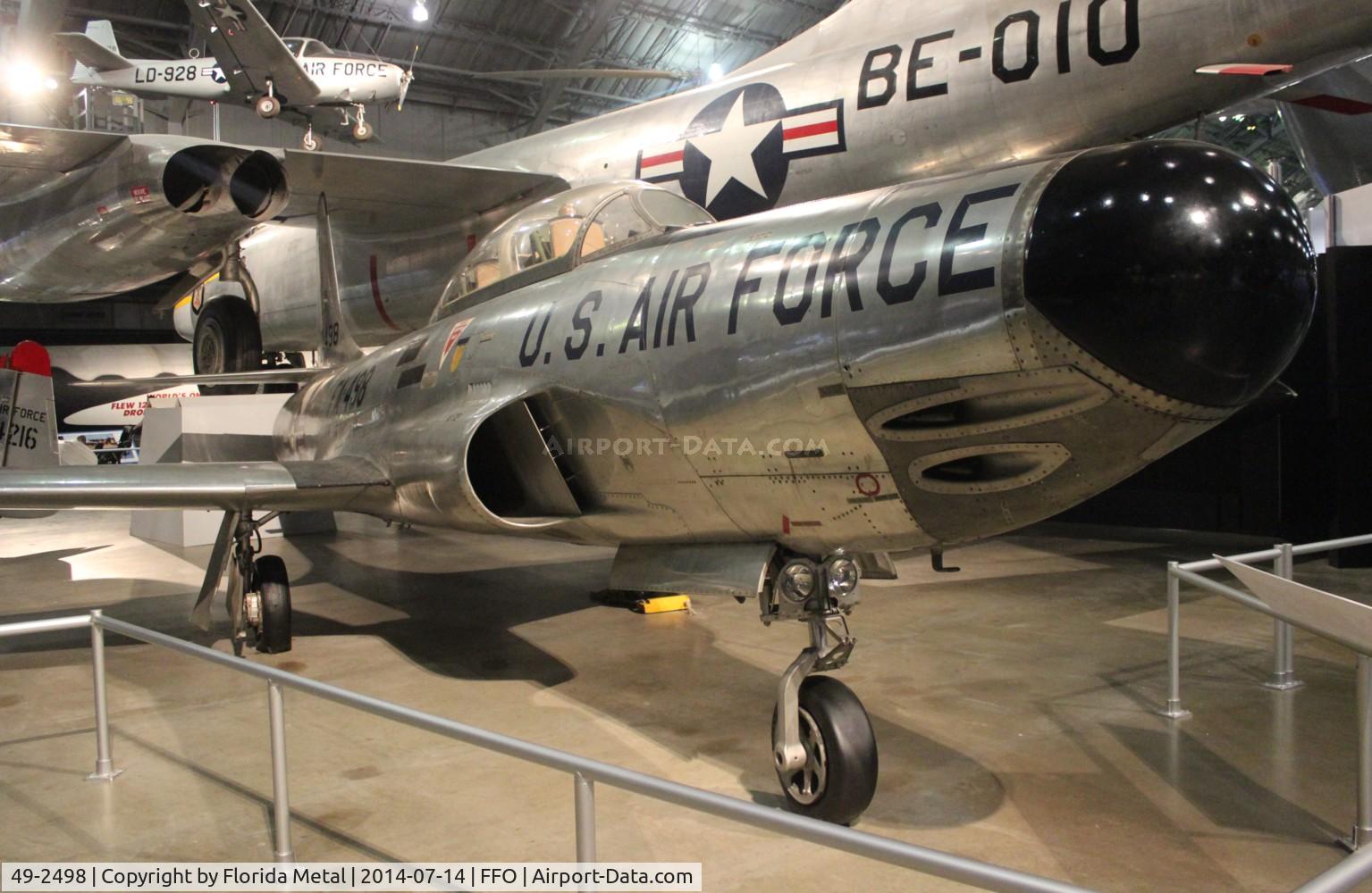 49-2498, 1949 Lockheed F-94A-5-LO Starfire C/N 780-7020, F-94A