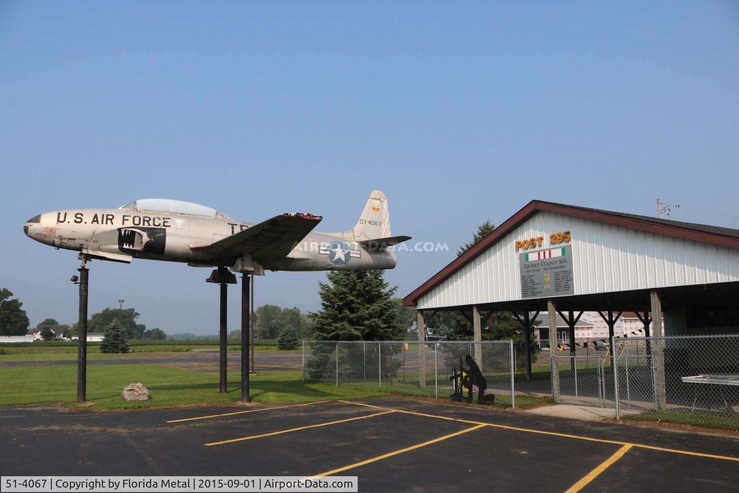 51-4067, 1951 Lockheed T-33A Shooting Star C/N 580-5361, T-33A Shooting Star in Breckenridge Michigan