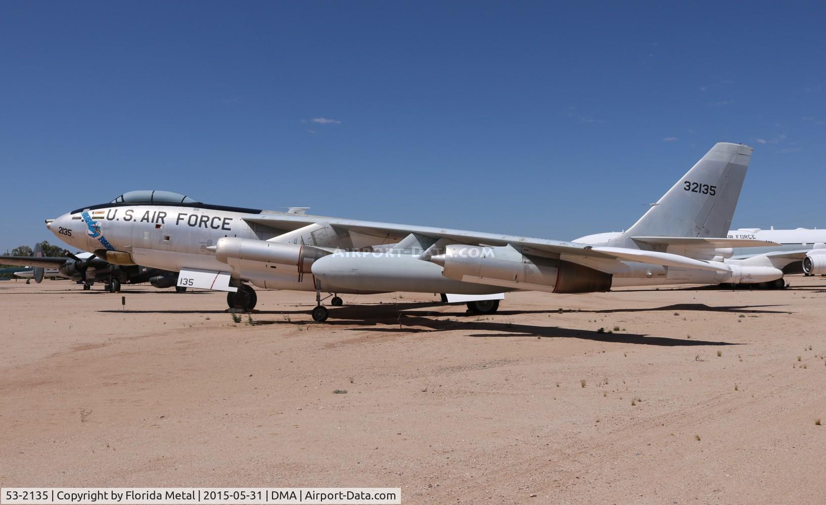 53-2135, 1953 Douglas-Tulsa EB-47E-55-DT Stratojet C/N 44481, EB-47E