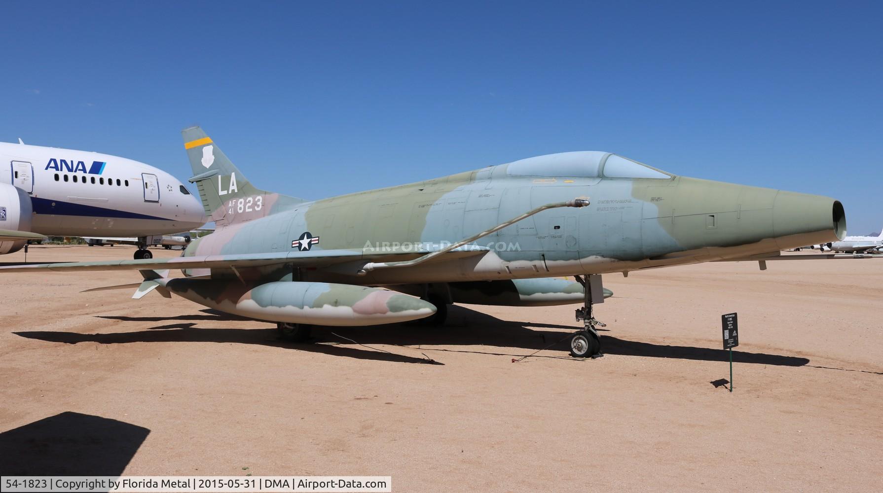 54-1823, 1954 North American F-100C Super Sabre C/N 217-84, F-100C