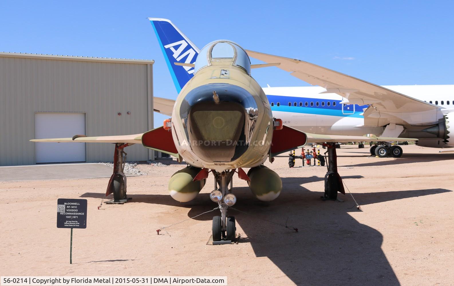 56-0214, 1956 McDonnell RF-101C Voodoo C/N 230, RF-101C