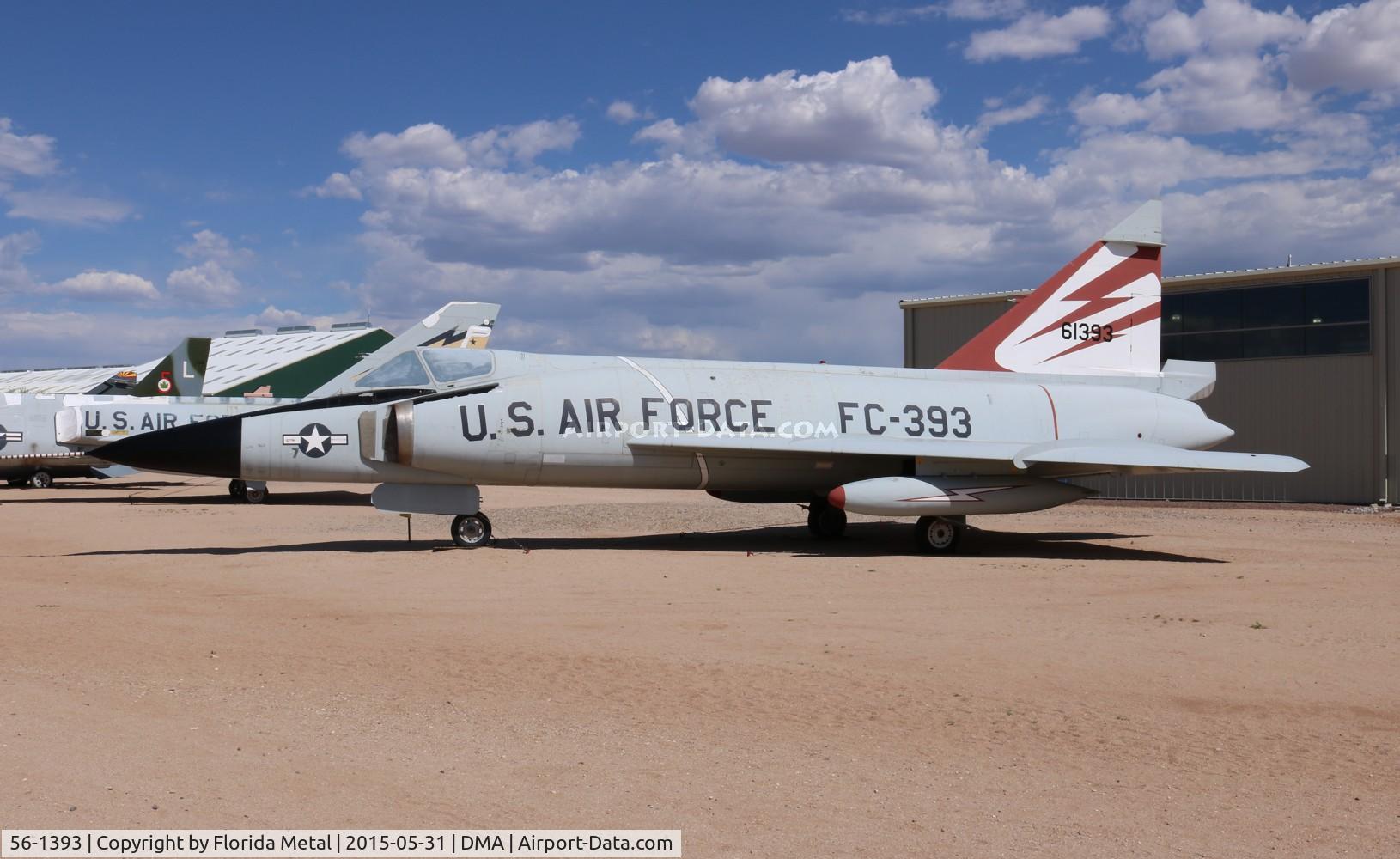 56-1393, 1956 Convair F-102A Delta Dagger C/N 8-10-340, F-102A