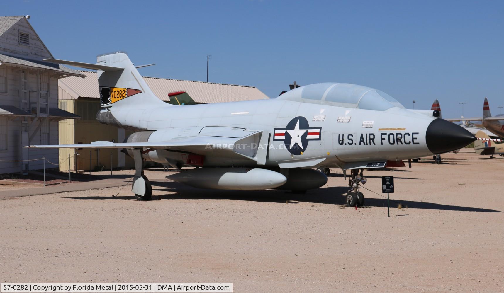57-0282, 1957 McDonnell F-101B-85-MC Voodoo C/N 460, F-101B